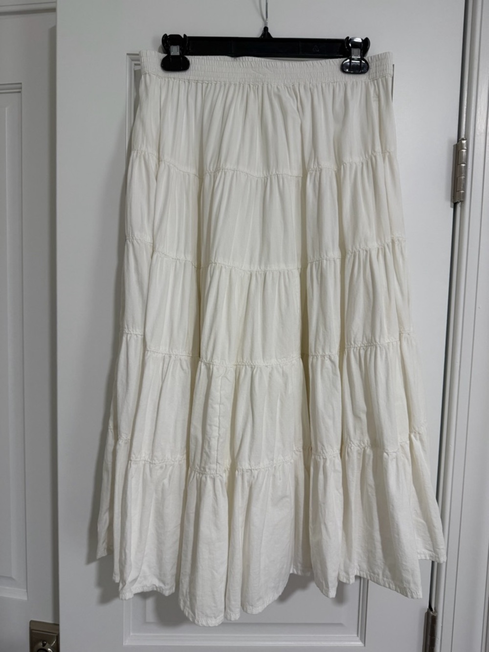 Free People In Swing White Midi Skirt | Size Small - Picture 7 of 14